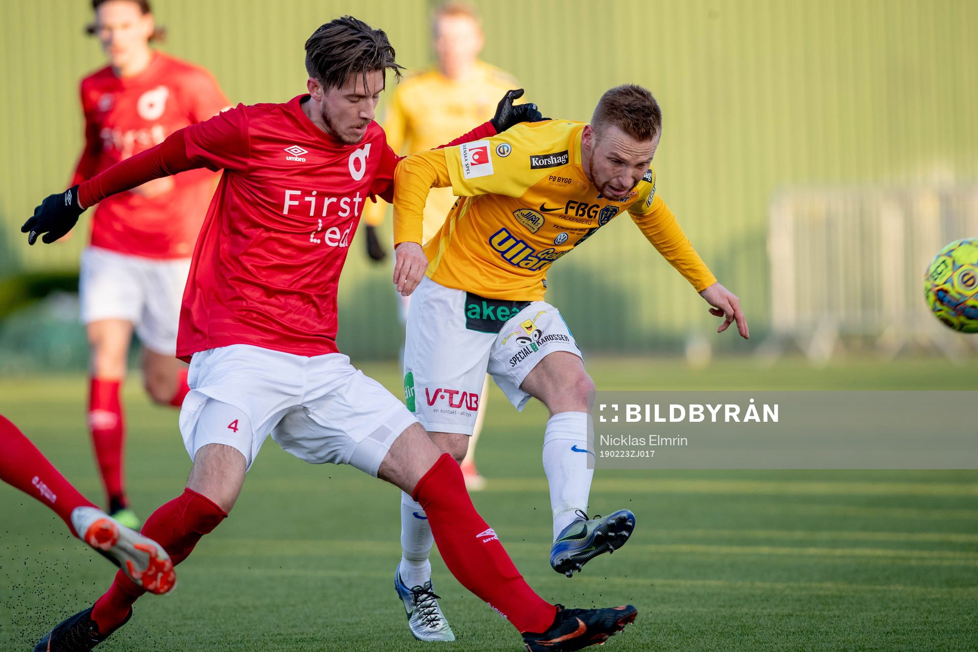Falkenbergs Tobias Englund mot Degerfors Daniel Janevski