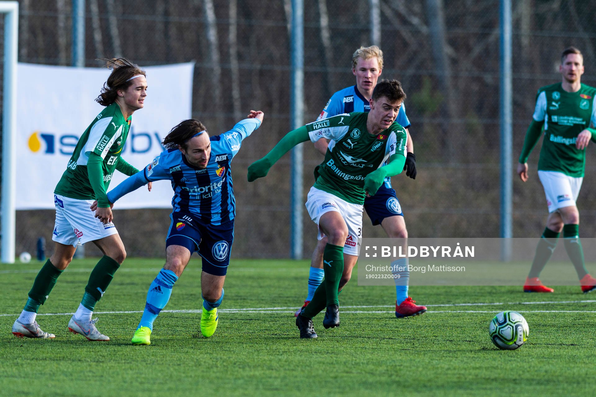 Djurgårdens Kevin Walker och Hässleholms Viktor