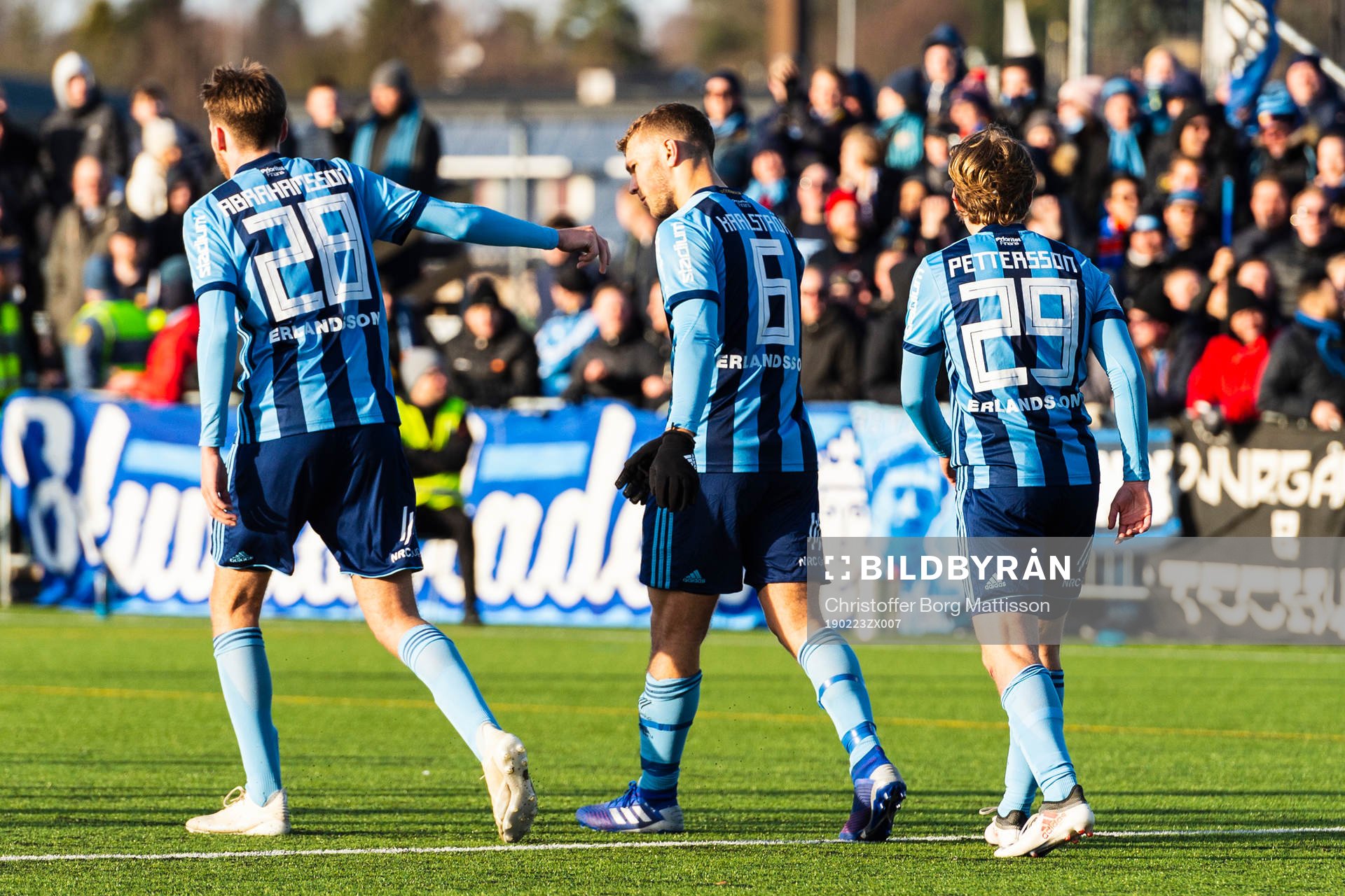 Djurgårdens spelare jublar
