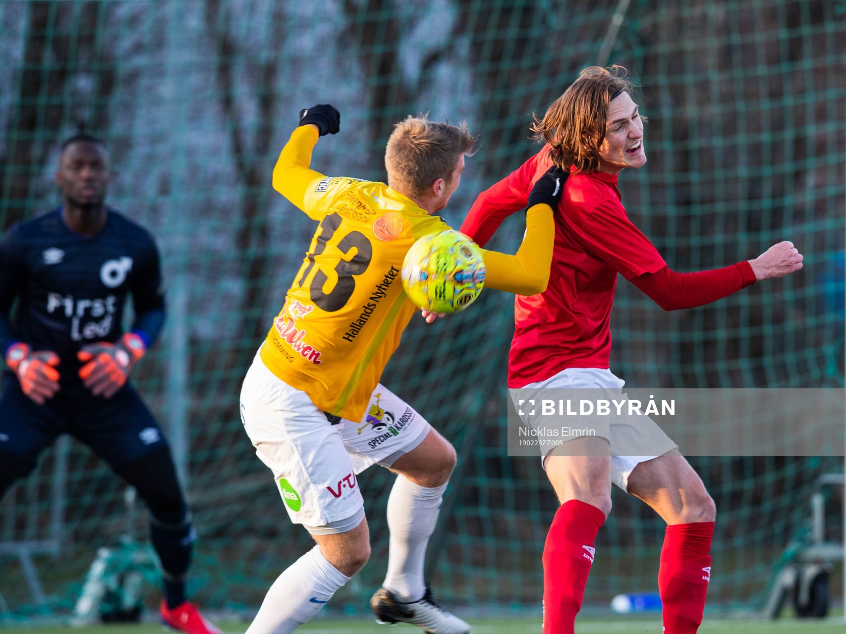 Falkenbergs Marcus Mathisen och Degerfors Gustav Granath