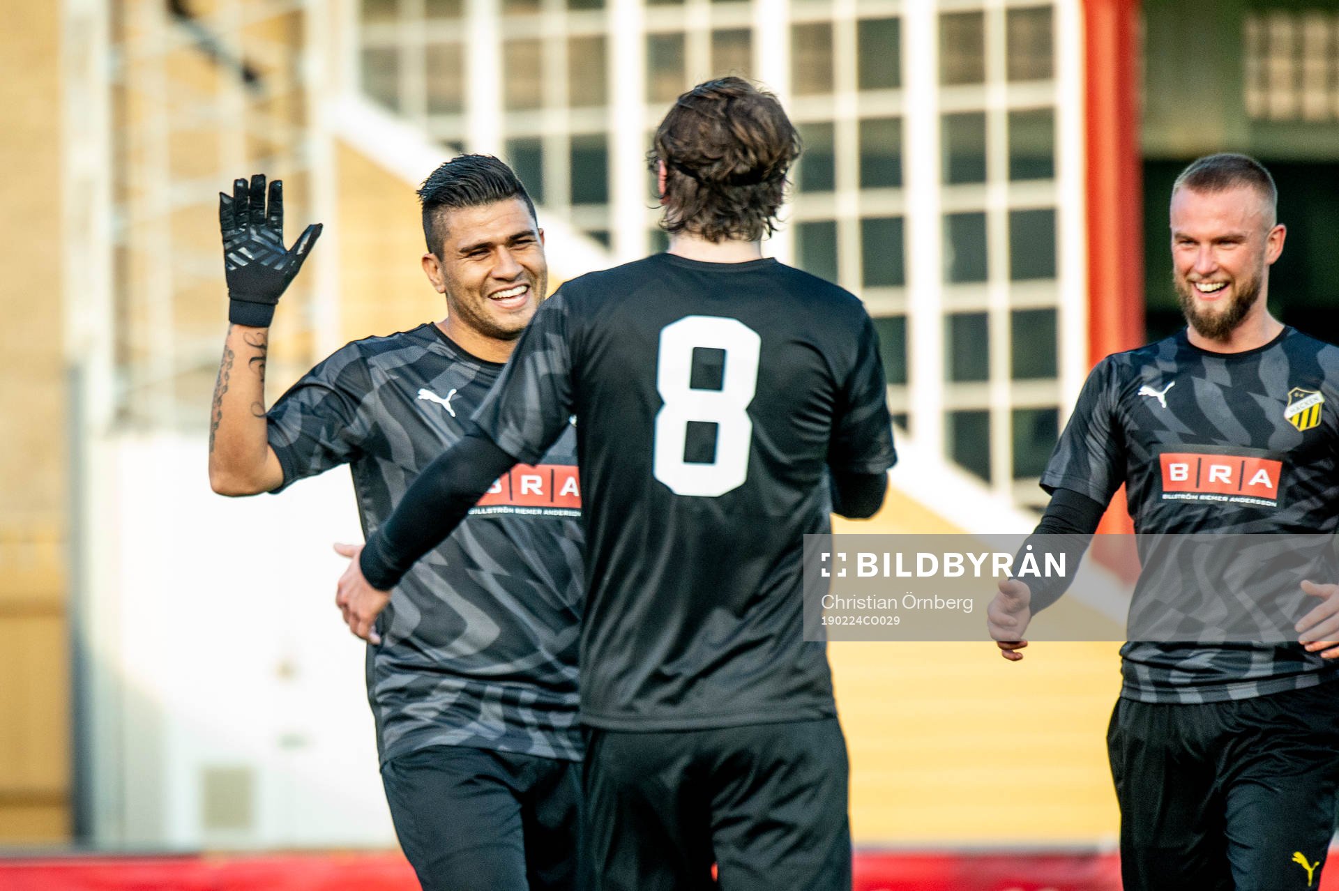 Häckens Paulo De Oliveira jublar
