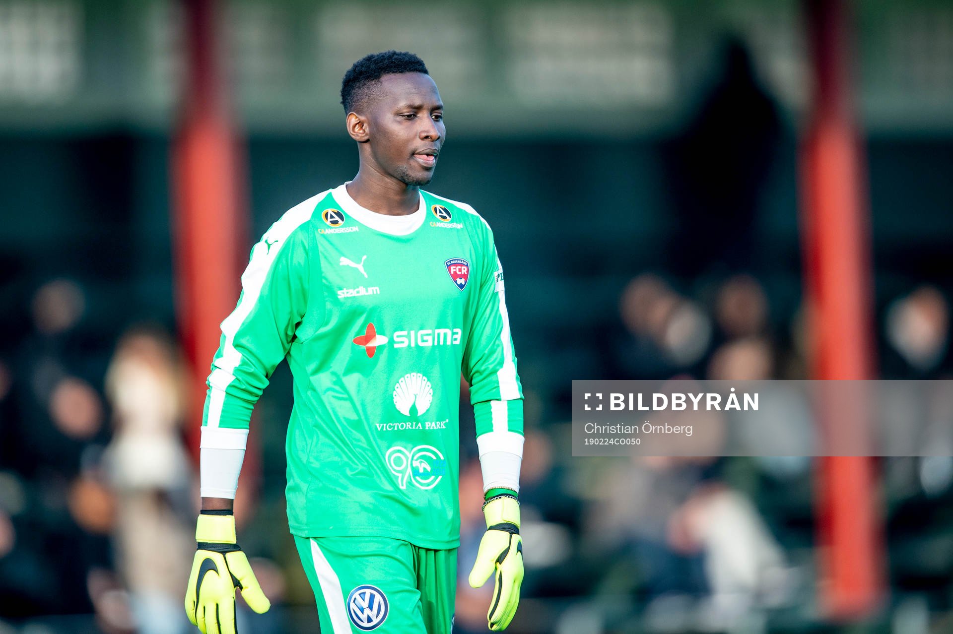 Rosengårds målvakt Ronald Lubwama