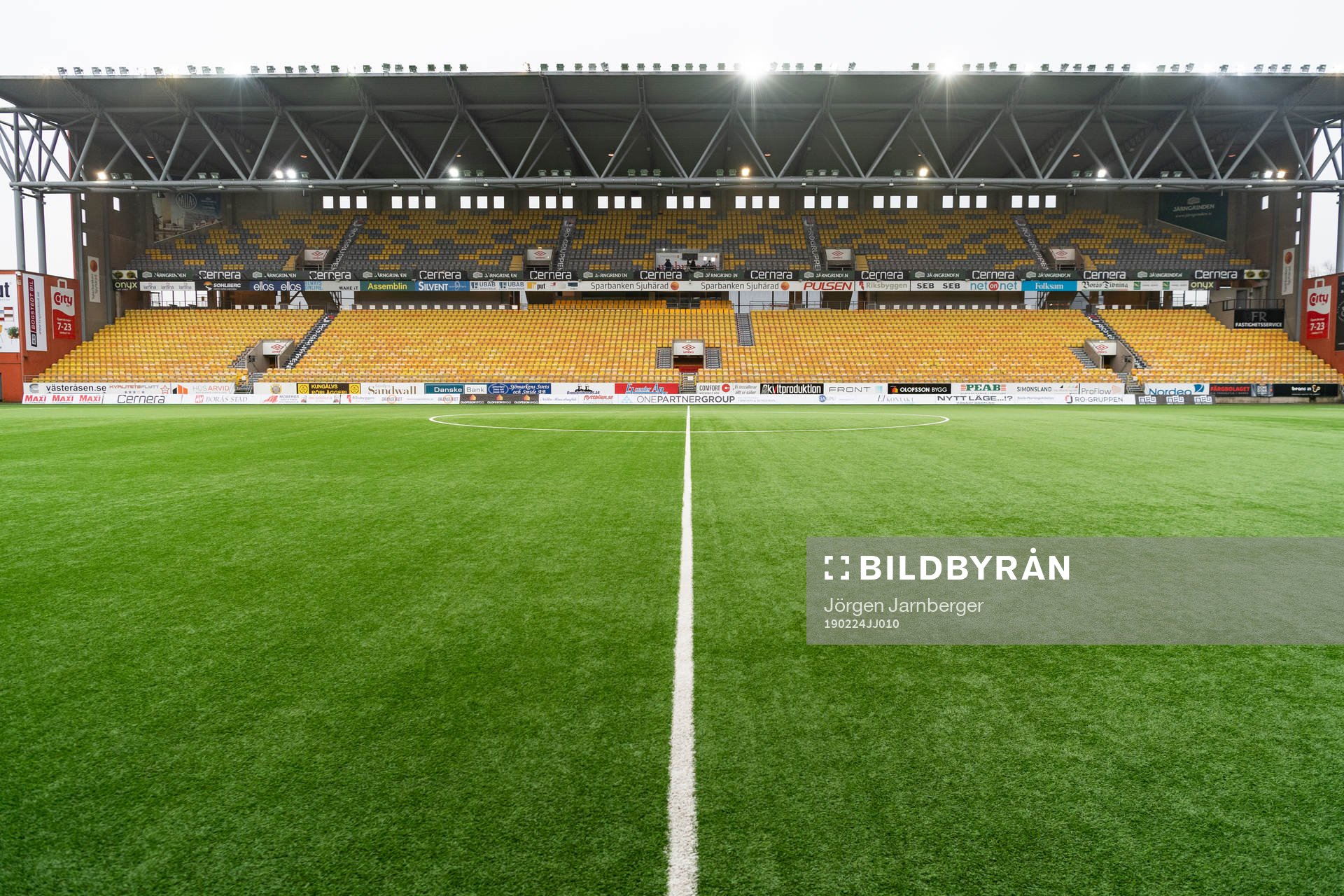 Interiör på Borås arena