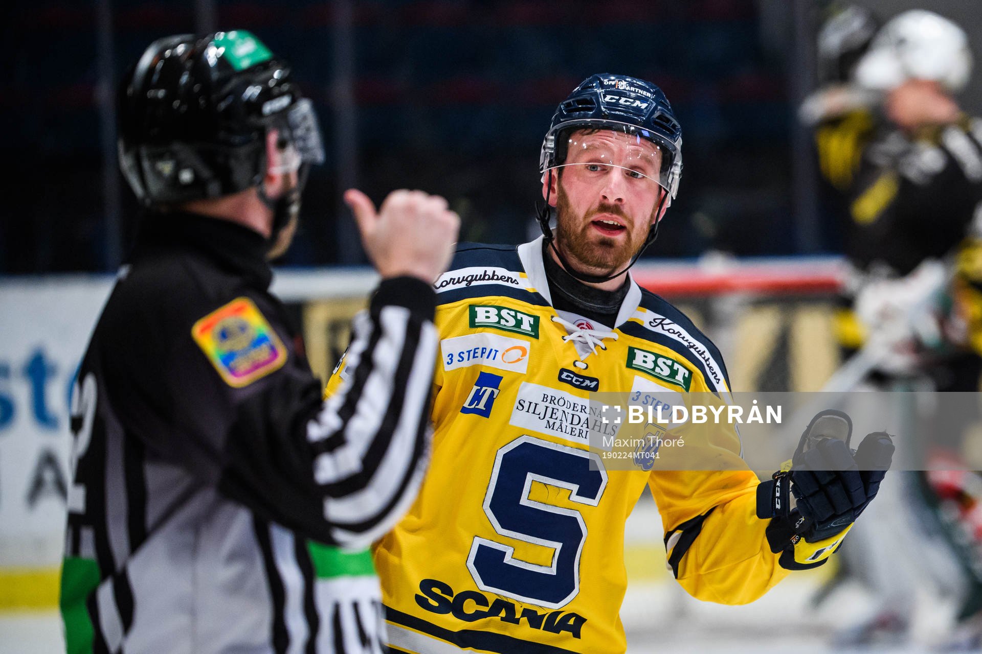 Södertäljes Stefan Gråhns reagerar