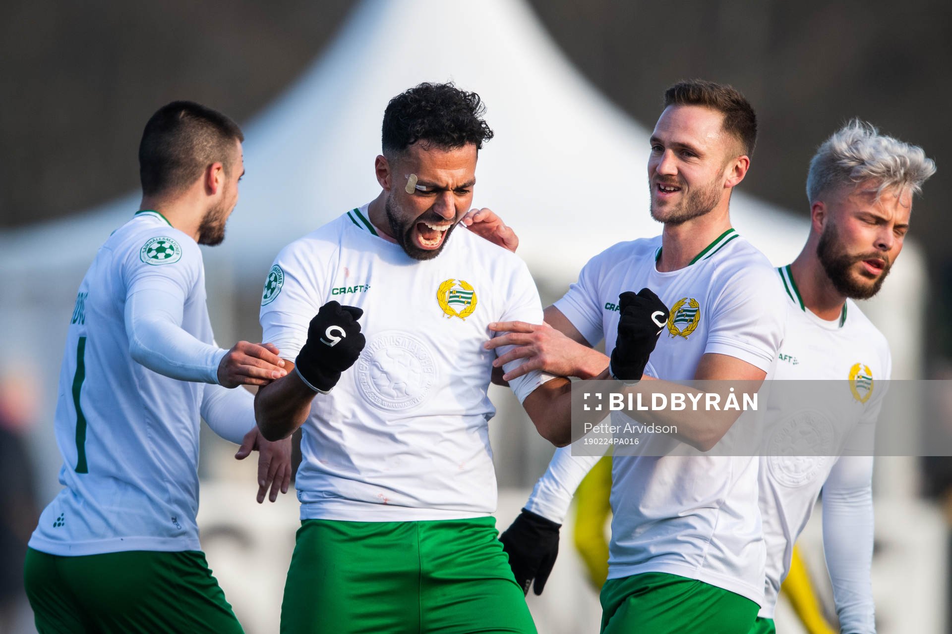 Hammarbys Imad Khalili jublar