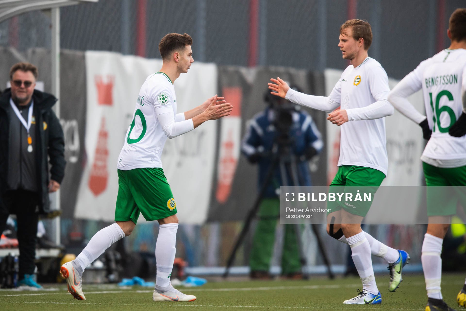 Hammarbys Alexander Kakaniclic byts in under fotbollsmatchen i Svenska Cupen mellan Eskilsminne och Hammarby den 24 februari 2019 i Helsingborg.