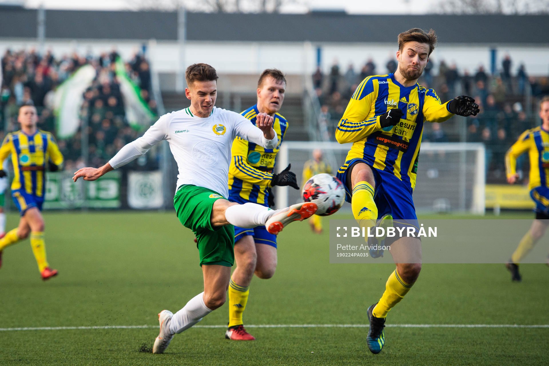 Hammarbys Alexander Kakaniclic och Eskilsminnes Victor