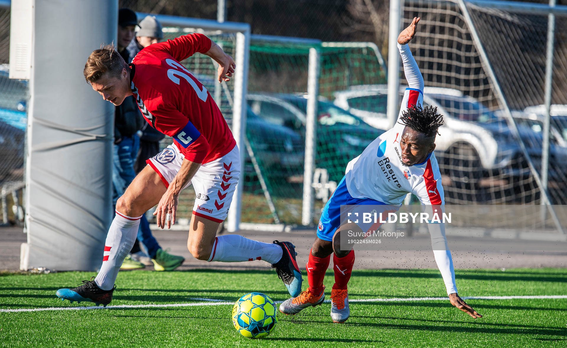 Helsingborgs Mamudu Moro och Kalmars Viktor Elm