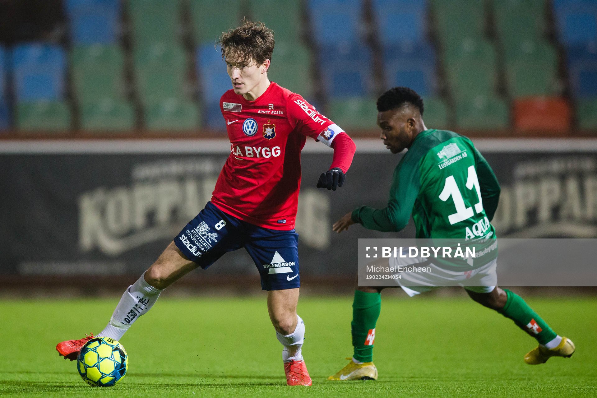 Örgrytes Jakob Lindström och Jönköpings Enock Kwakwa