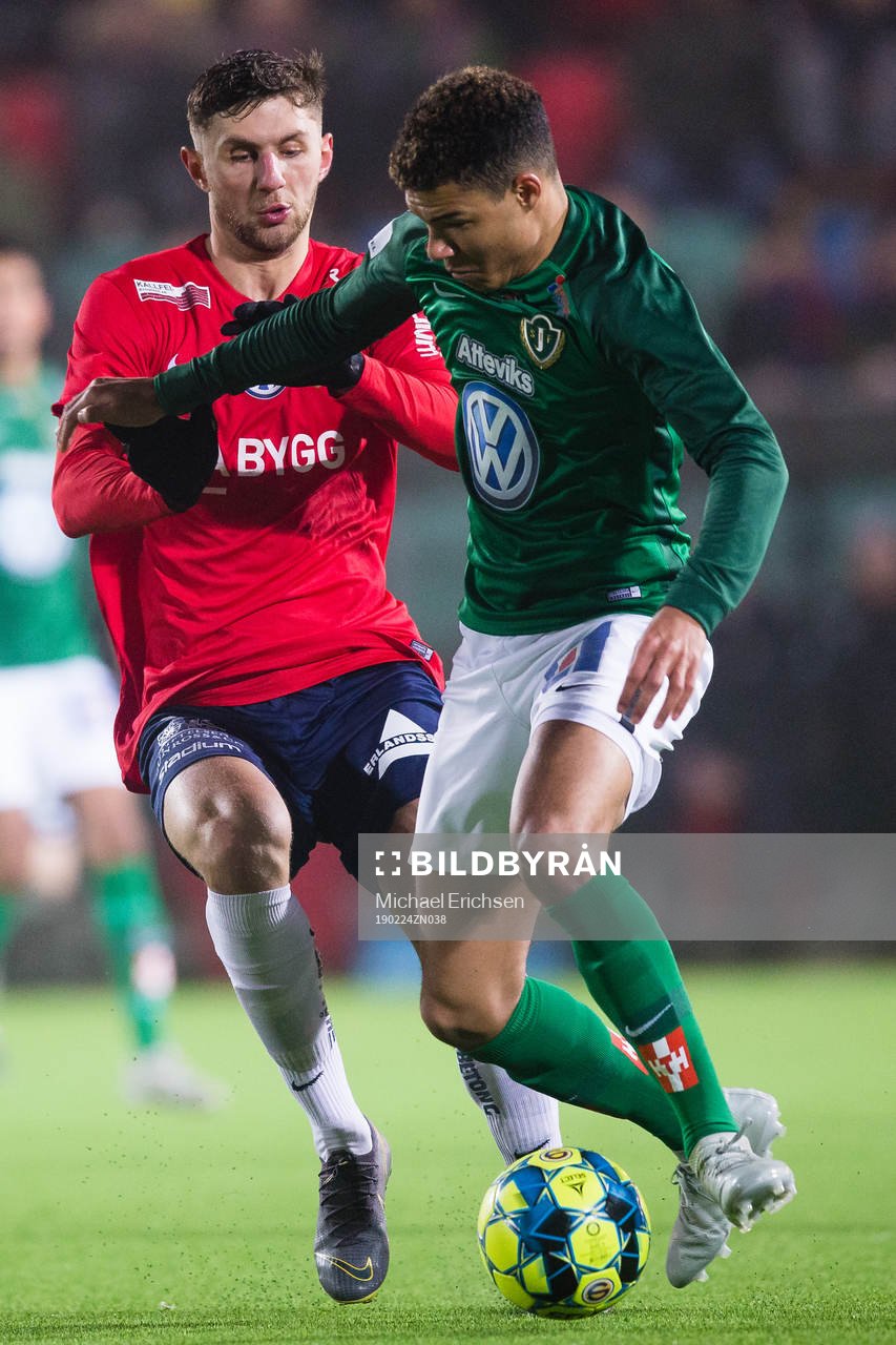 Örgrytes Alibek Aliev och Jönköpings Alexander Jallow