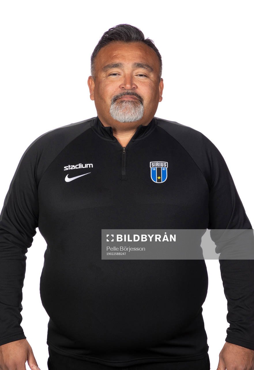 Sirius players manager Claudio Leal poserar för ett porträtt den 25 februari 2019 i Uppsala.