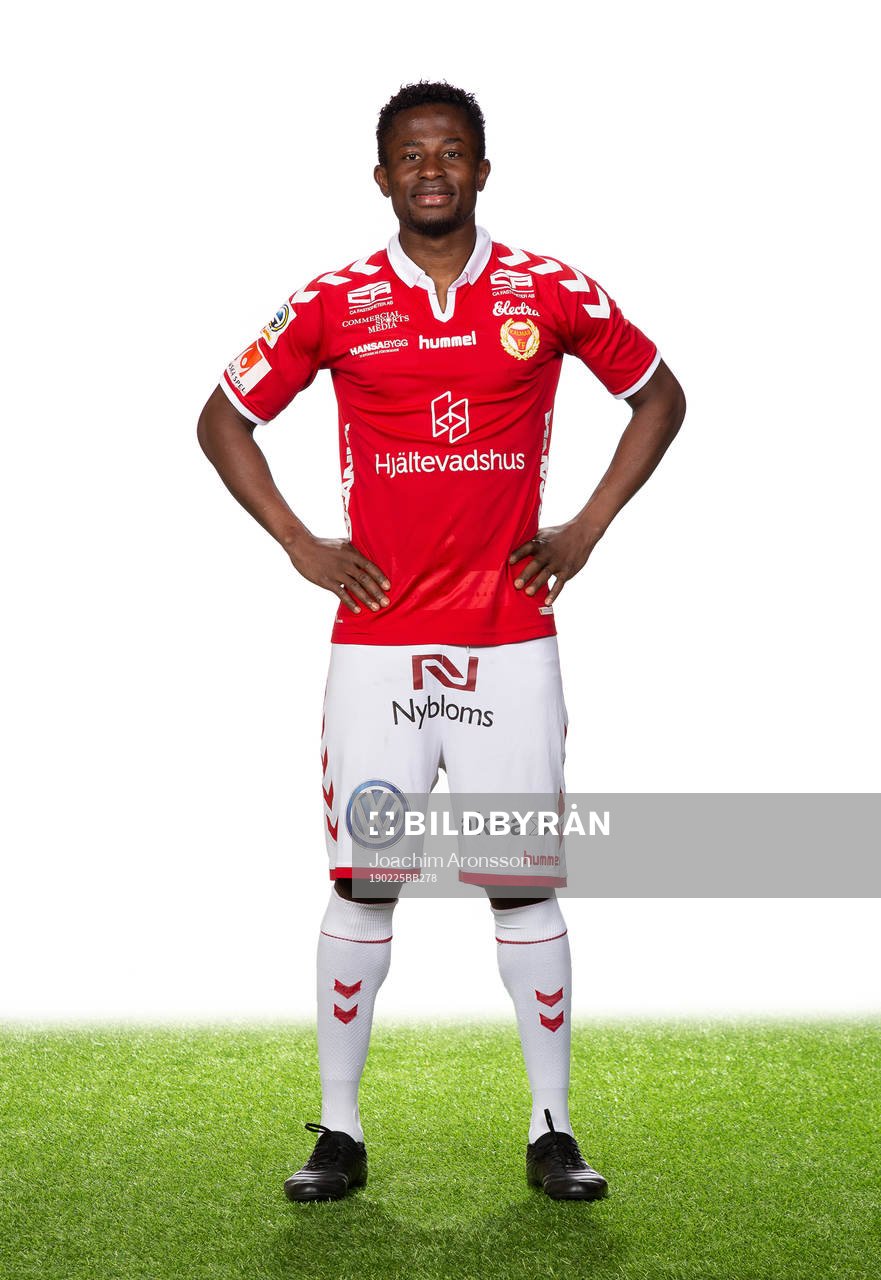 Kalmars Chima Akas poserar för ett porträtt den 25 februari 2019 i Kalmar.