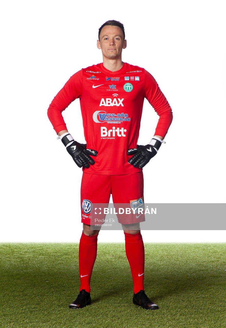 Västerås målvakt Anton Fagerström