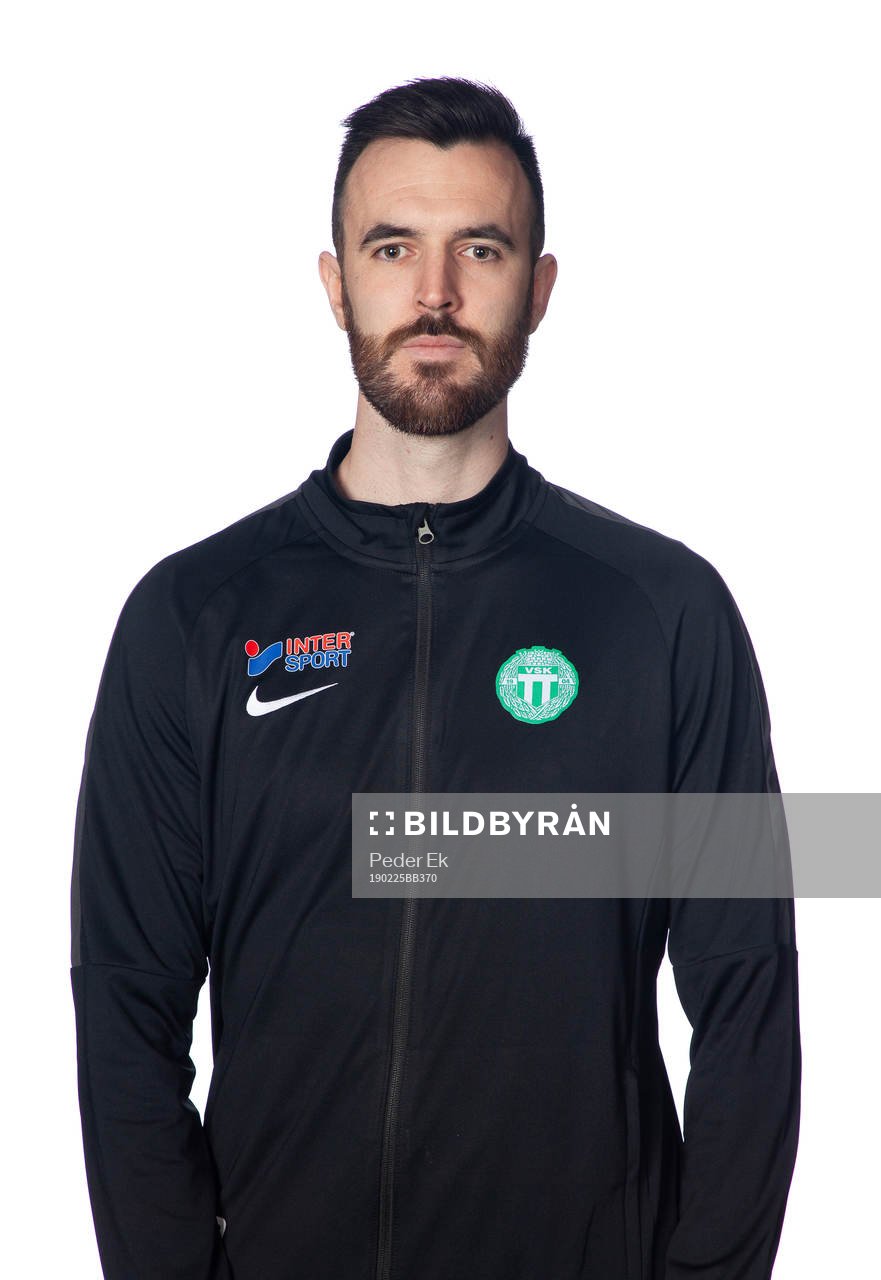 Västerås players manager Robin Blommé
