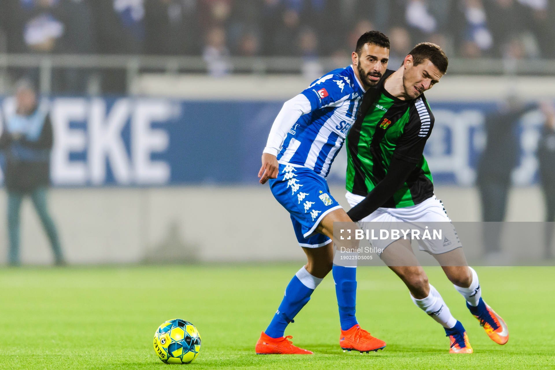 IFK Göteborgs André Calisir och GAIS Alexander Leksell