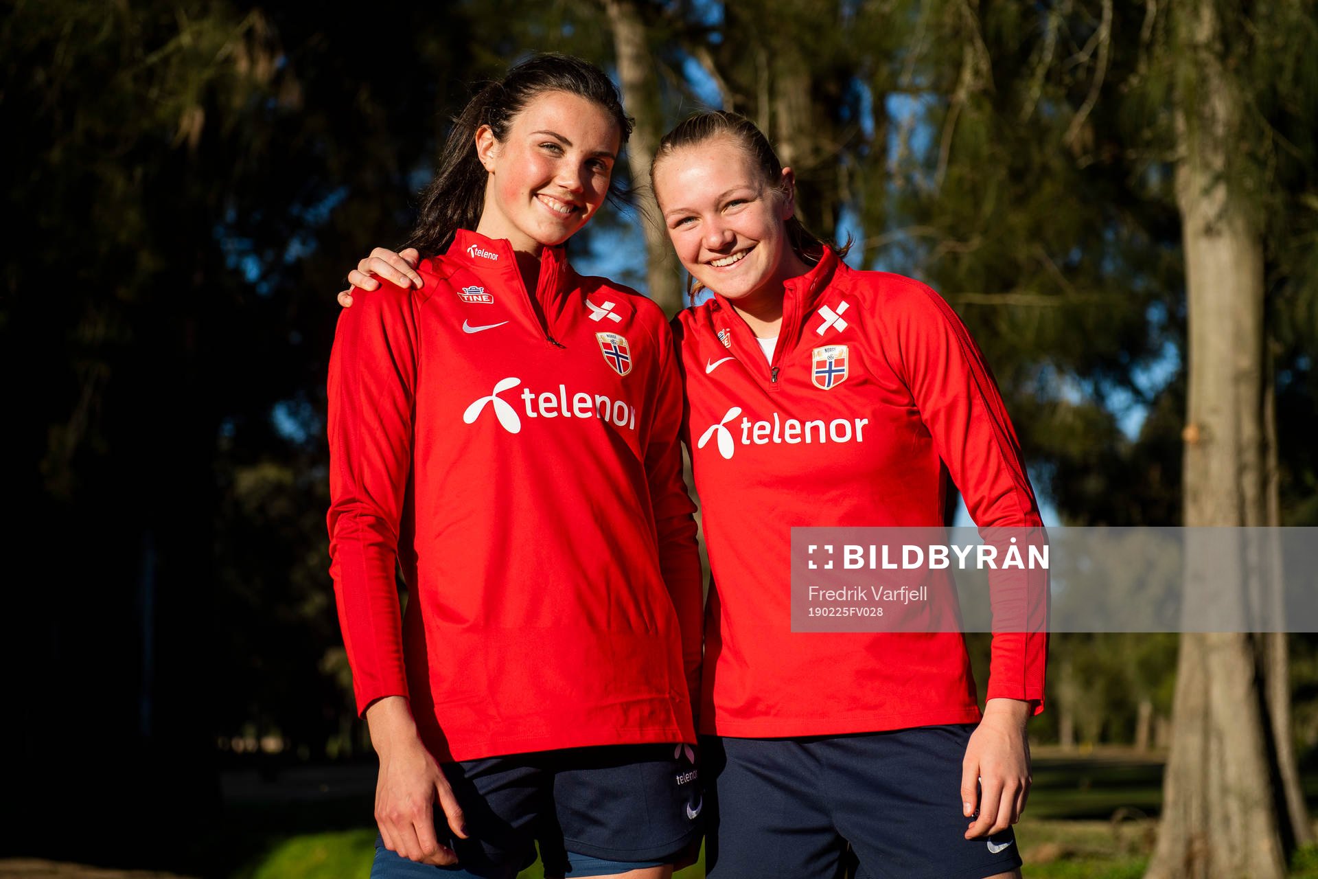 Ingrid Syrstad Engen and Frida Maanum of Norway