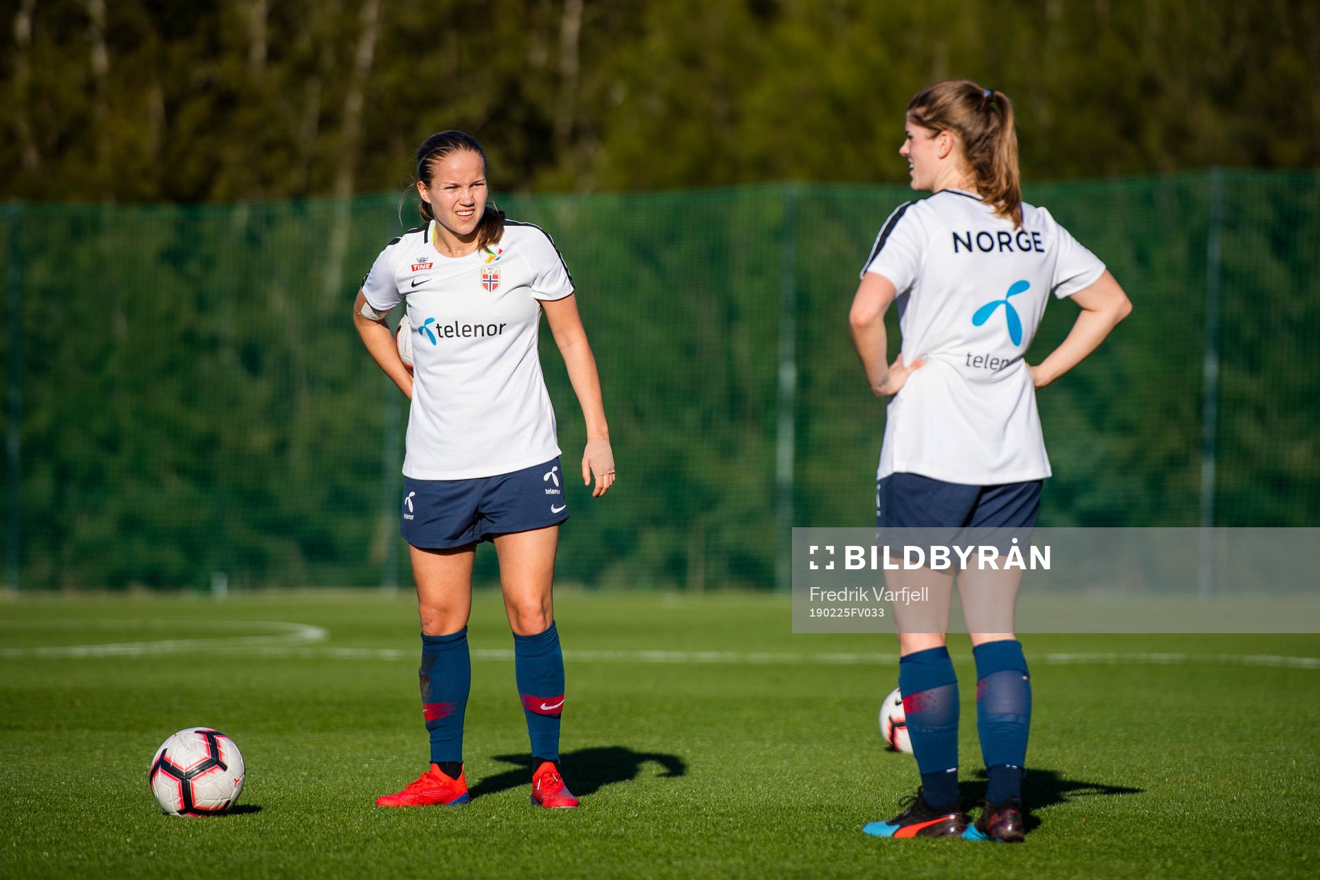 Guro Reiten and Maren Mjelde of Norway