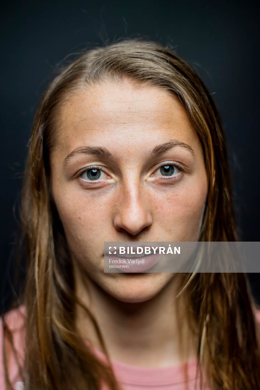 Goalkeeper Cecilie Fiskerstrand of Norway poses for a
