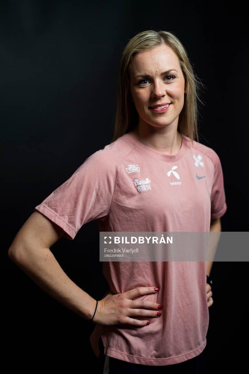 Stine Hovland of Norway poses for a portrait