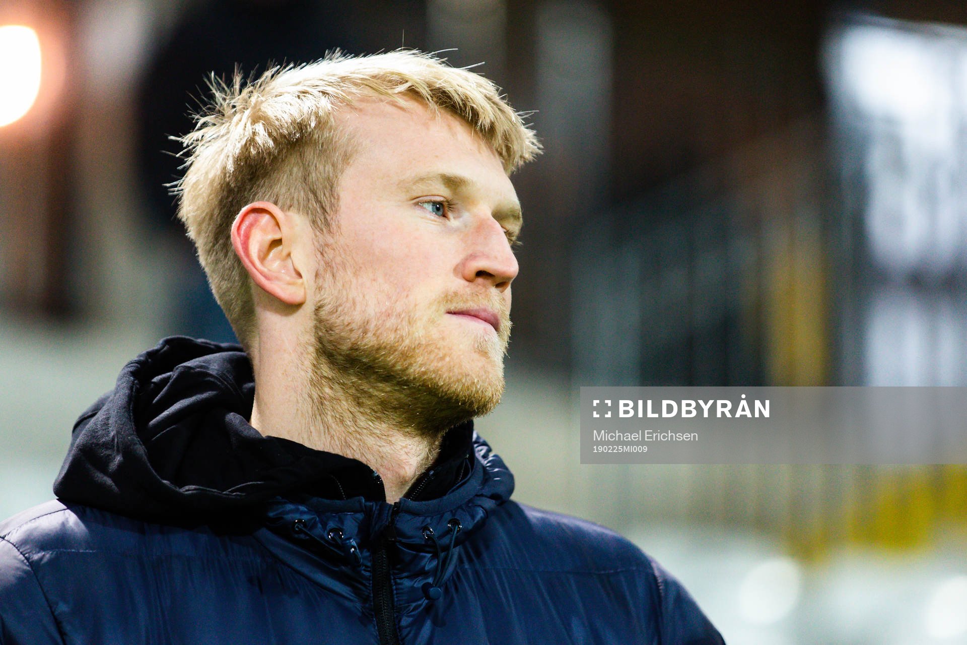 GAIS Calle Nyström inför fotbollsmatchen i Svenska Cupen mellan IFK Göteborg och Gais den 25 februari 2019 i Göteborg. 