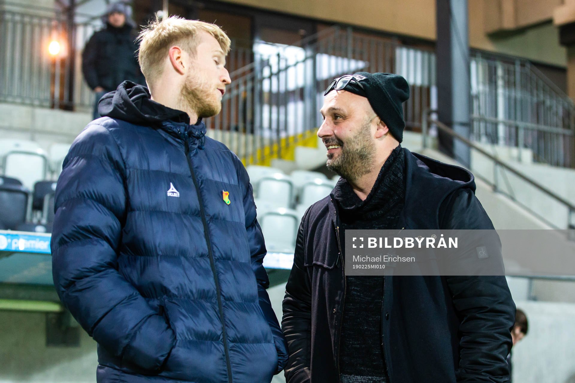 GAIS Calle Nyström och tränare Bosko Orovic