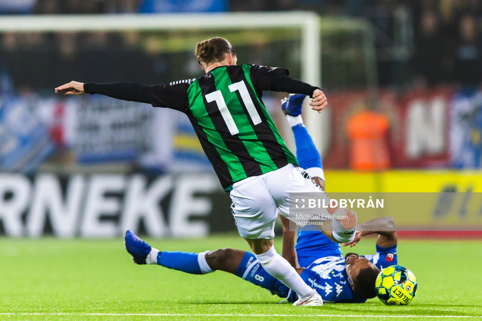 GAIS Karl Bohm och IFK Göteborgs Junes Barny