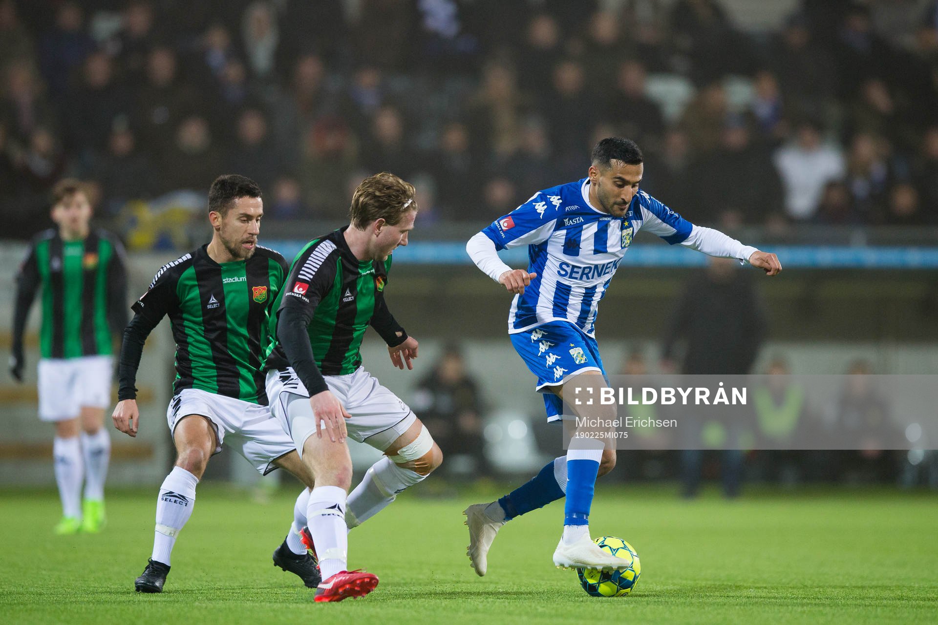 IFK Göteborgs Sargon Abraham och GAIS Predrag Randjelovic