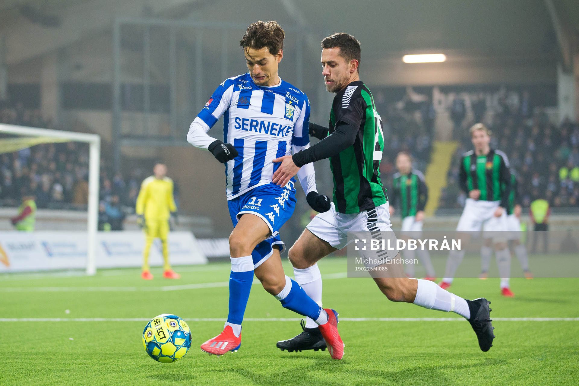 IFK Göteborgs Amin Affane och GAIS Predrag Randjelovic