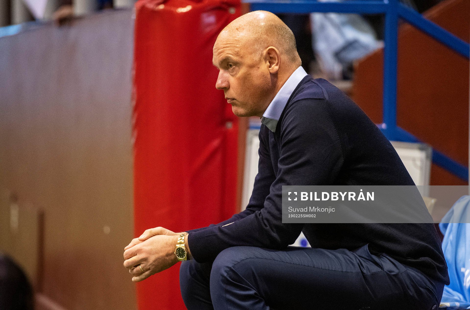Malmö FFs tränare Uwe Rösler fotbollsmatchen i Svenska