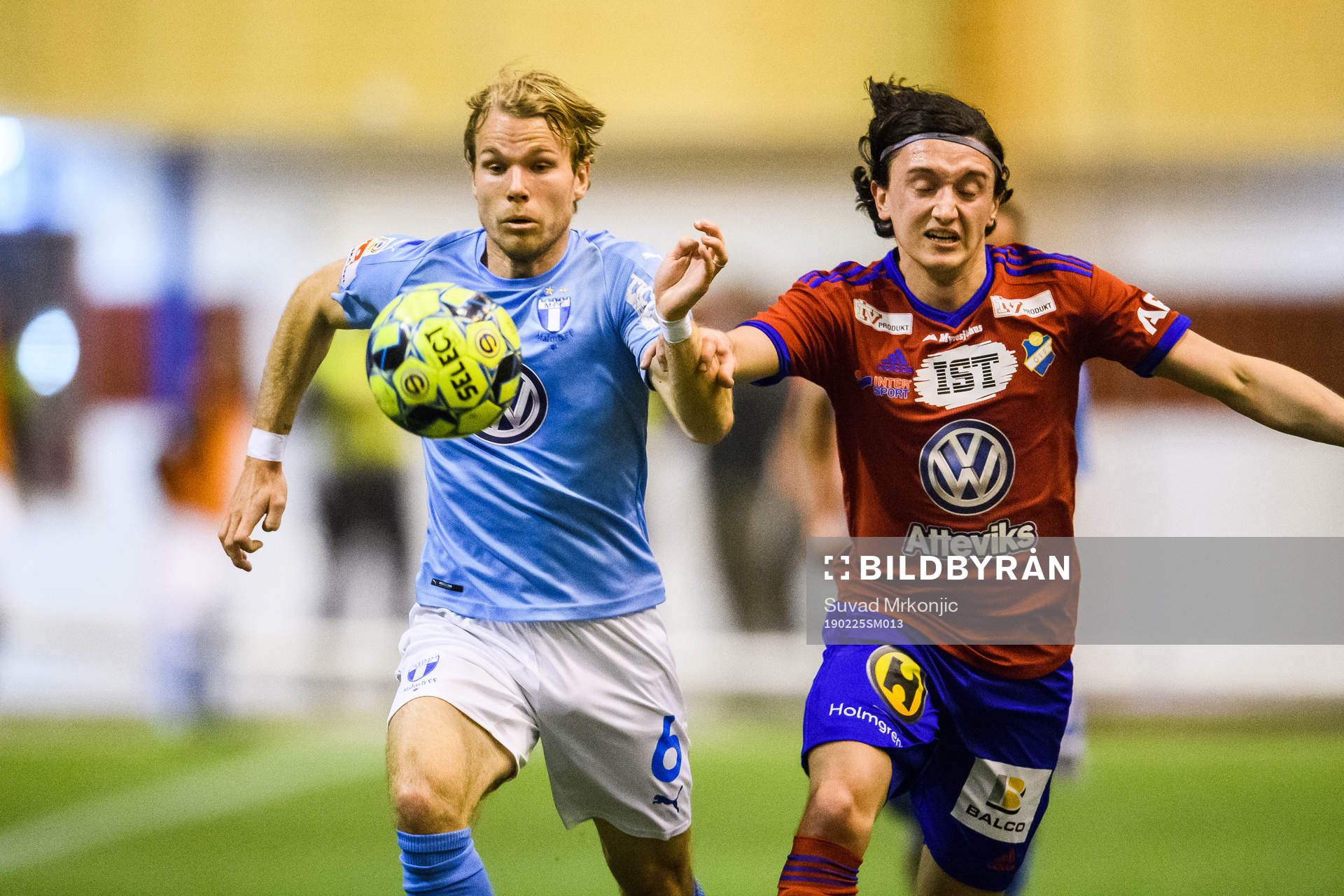Malmö FFs Oscar Lewicki och Östers Mattias Pavic