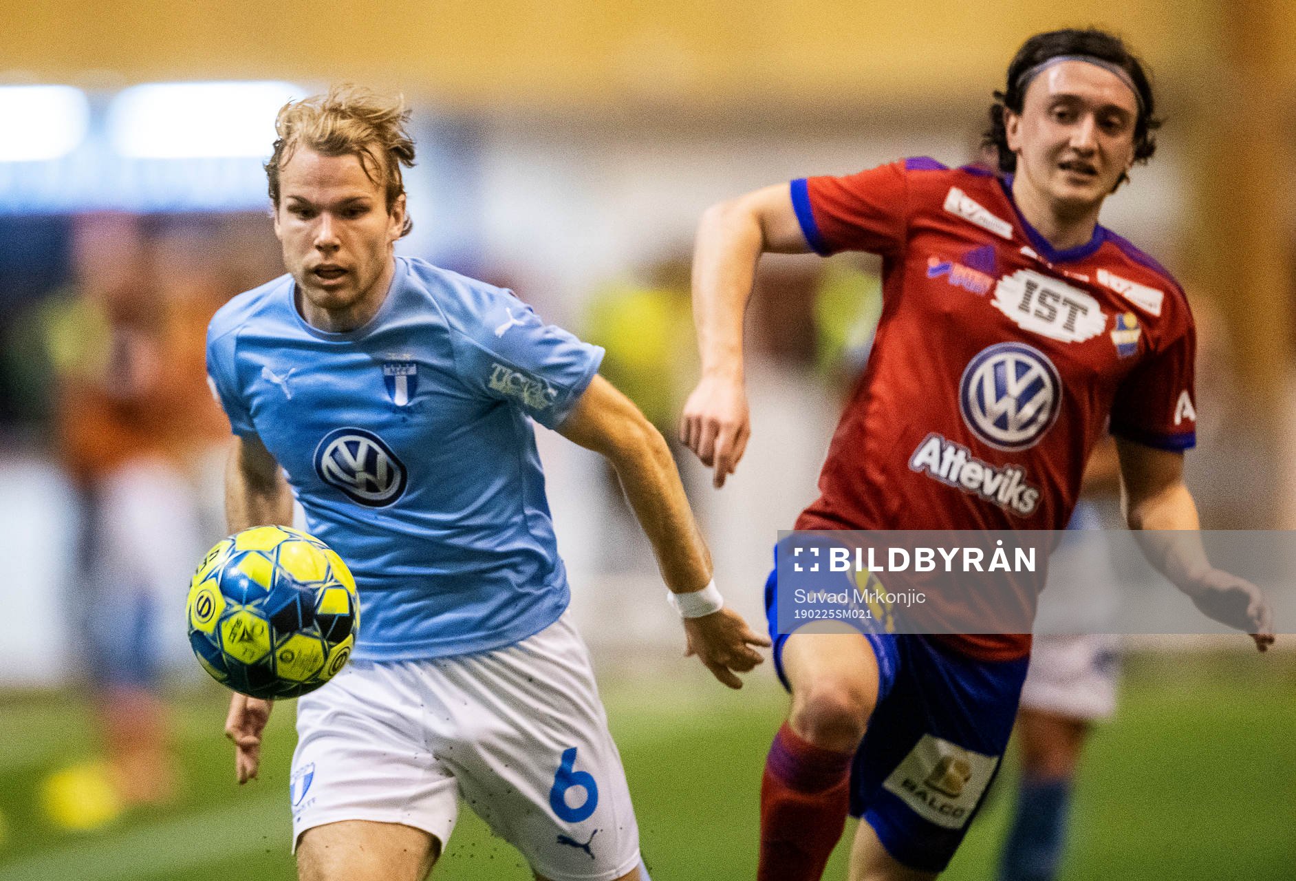Malmö FFs Oscar Lewicki och Östers Mattias Pavic
