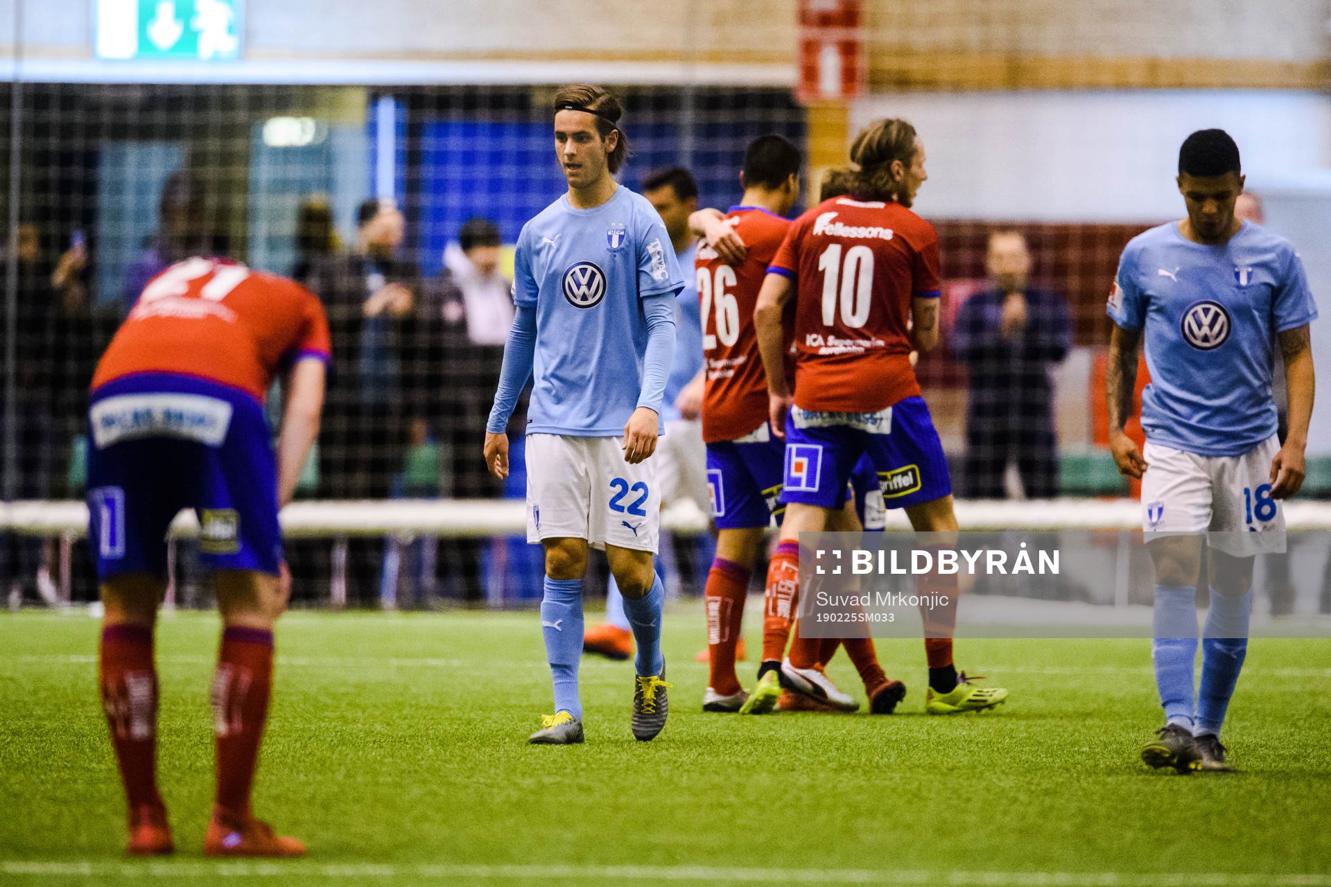 Malmö FFs Adi Nalic och Romain Gall deppar