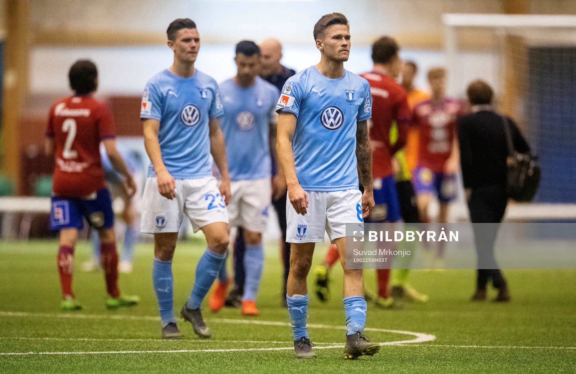 Malmö FFs Marcus Antonsson och Arnor Traustason deppar