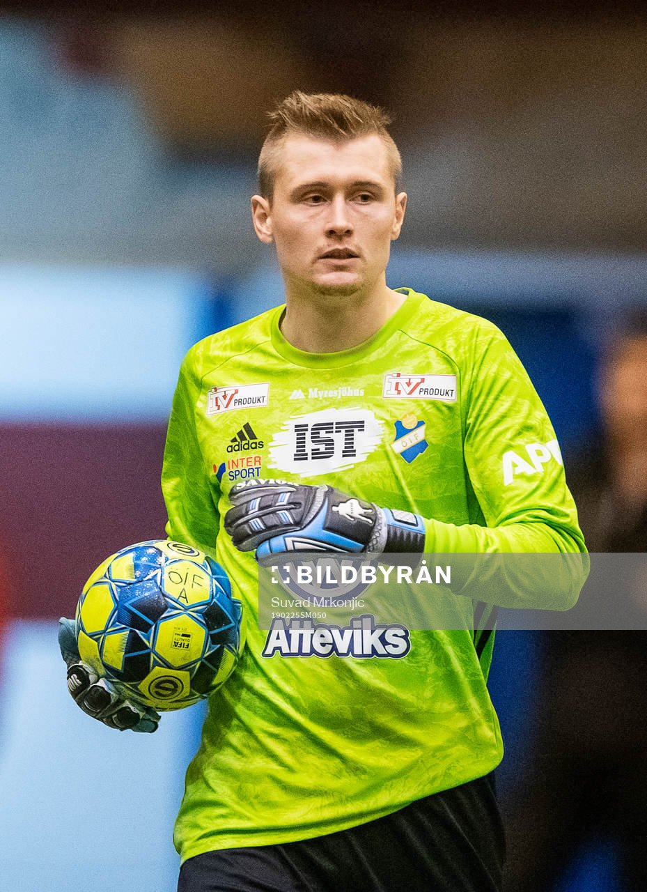 Östers målvakt Robin Malmkvist