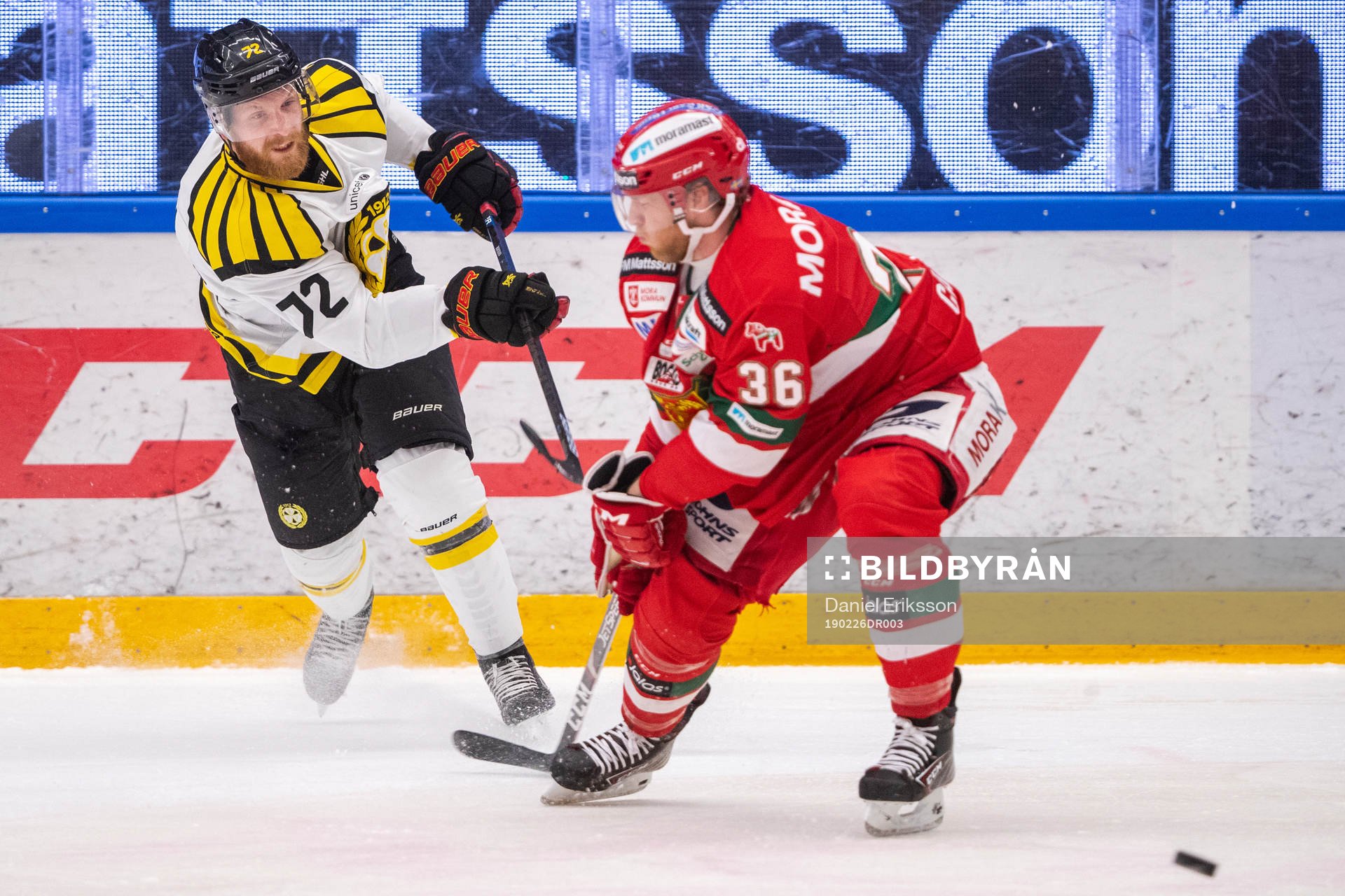 Brynäs Joachim Rohdin och Moras Jonathan Carlsson