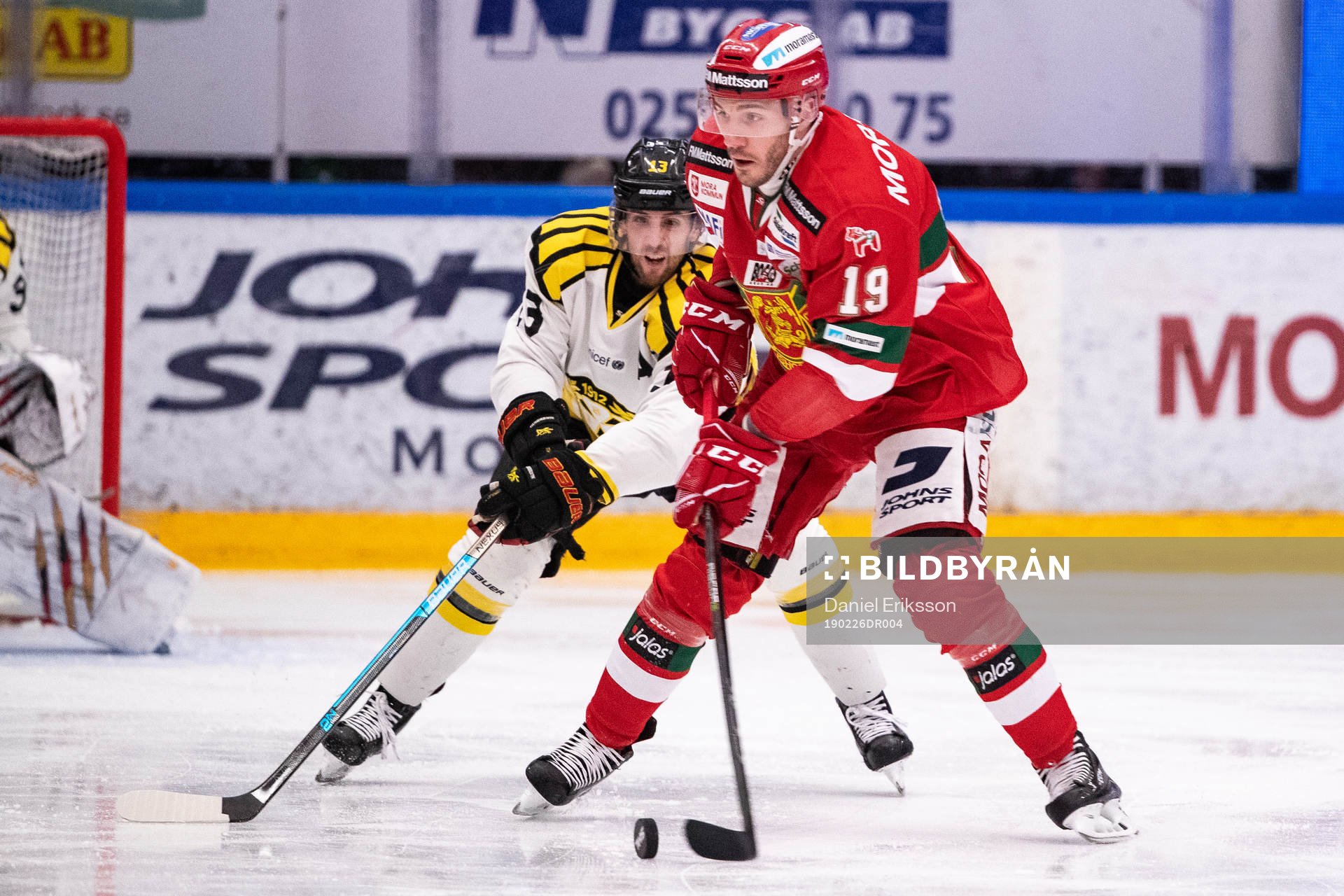 Brynäs Ryan Gunderson och Moras John Persson