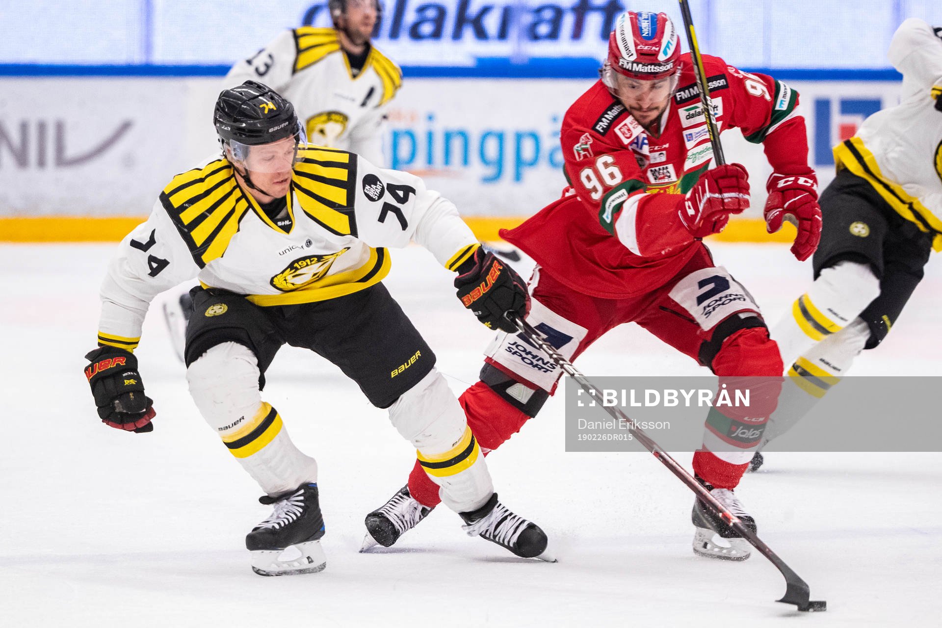 Brynäs Nicklas Danielsson och Moras Niki Petti