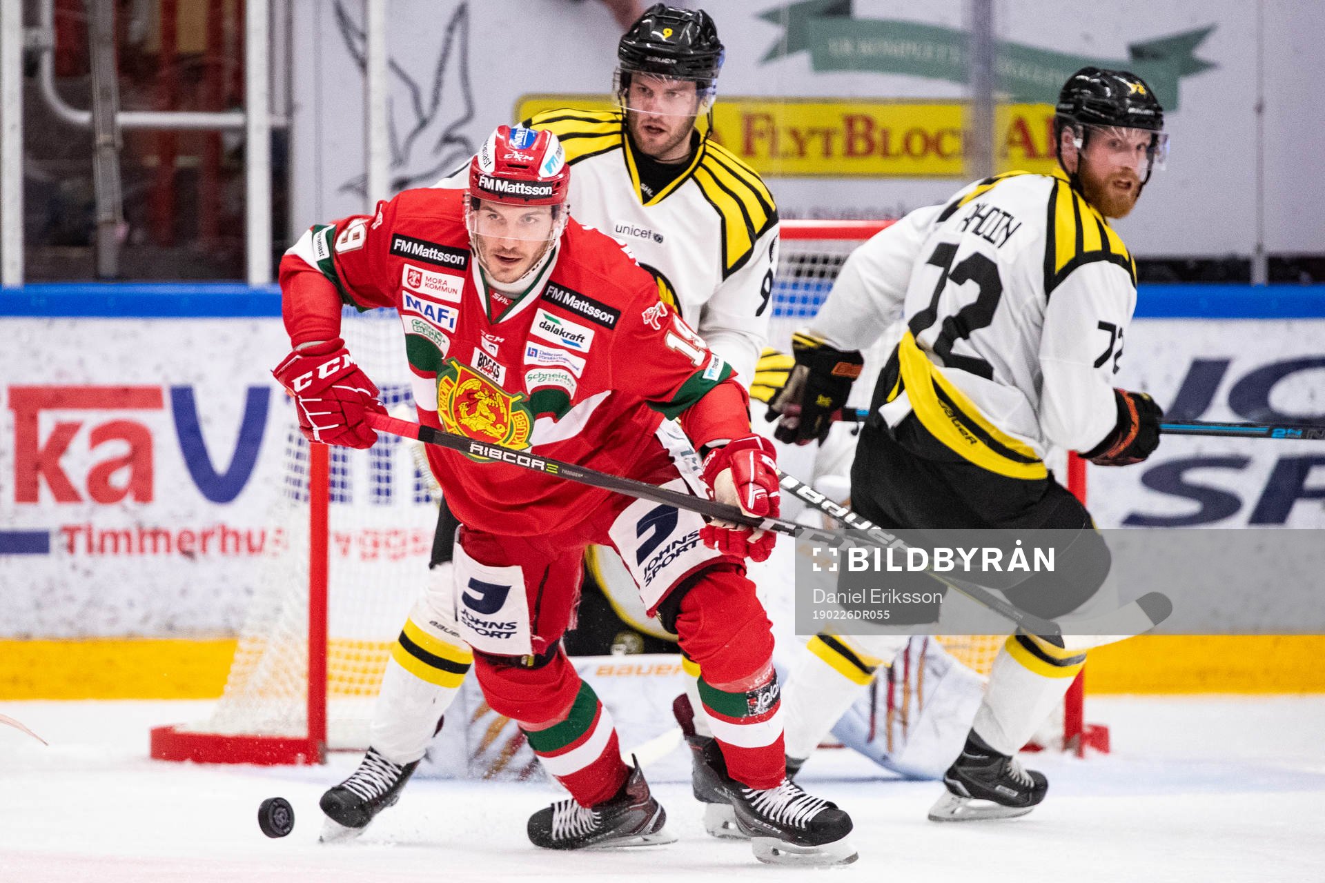 Moras John Persson och Brynäs Niclas Andersén och Joachim