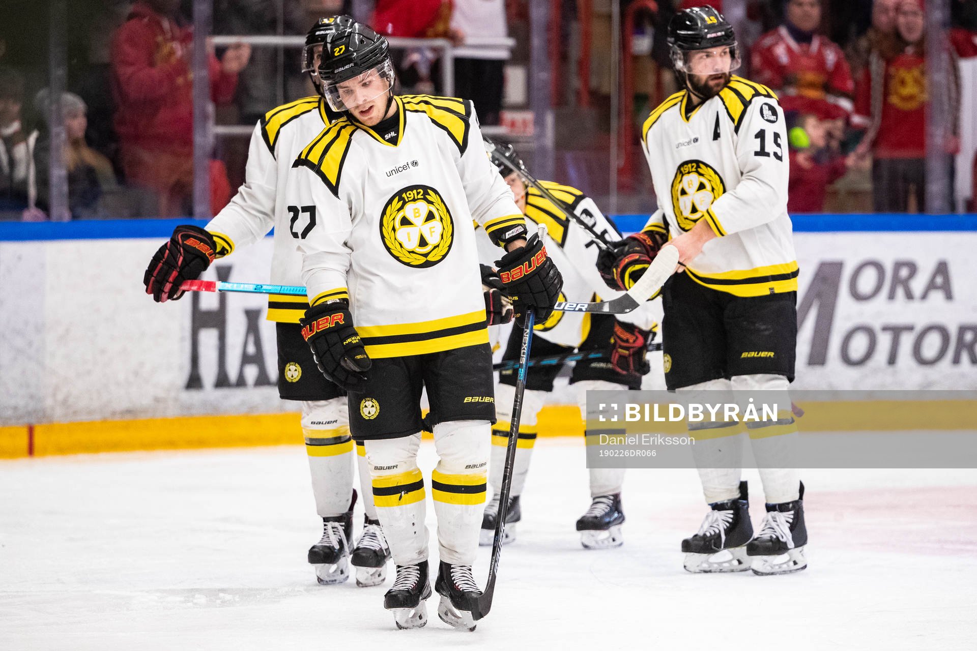 Brynäs Emil Forslund  och Simon Bertilsson deppar
