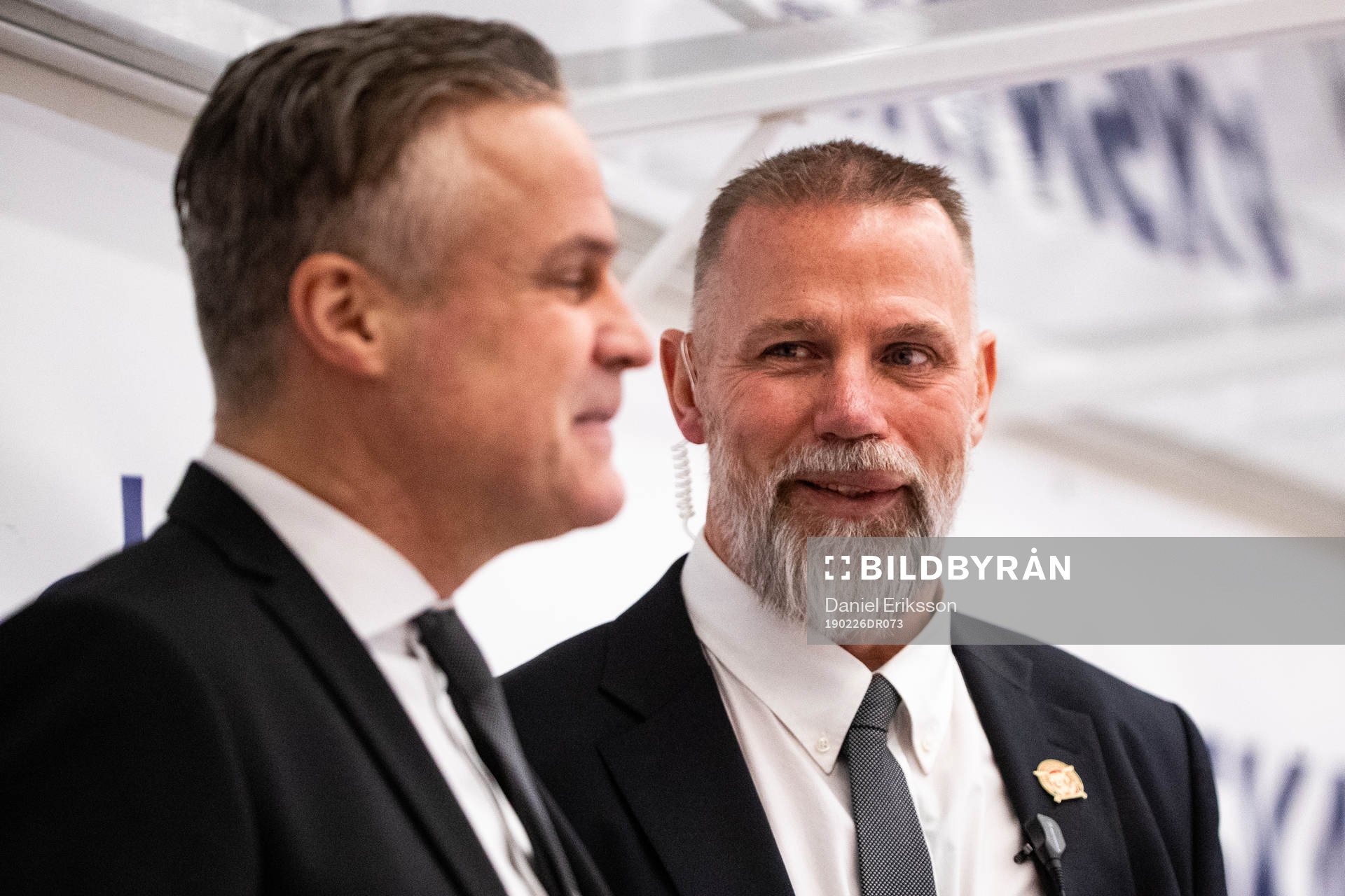 Moras tränare Mats Lusth glad