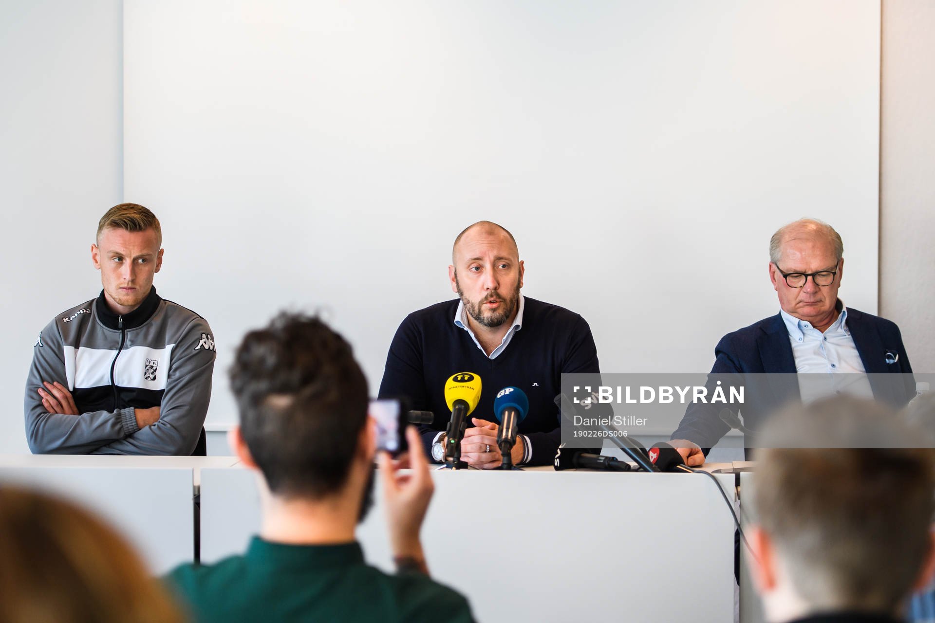 IFK Göteborgs Sebastian Ohlsson, klubbdirektör Max