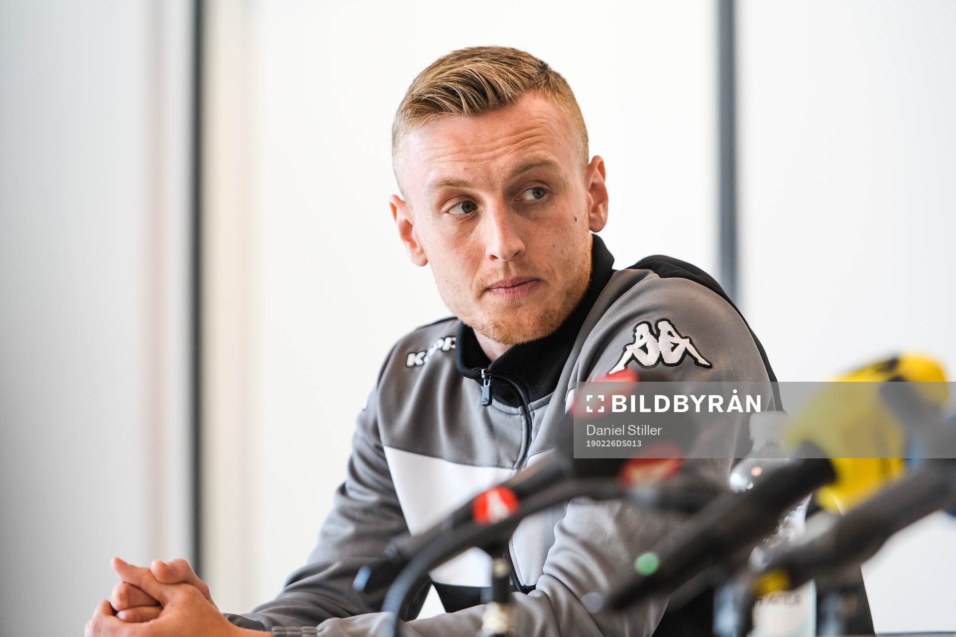 IFK Göteborgs Sebastian Ohlsson på en presskonferens