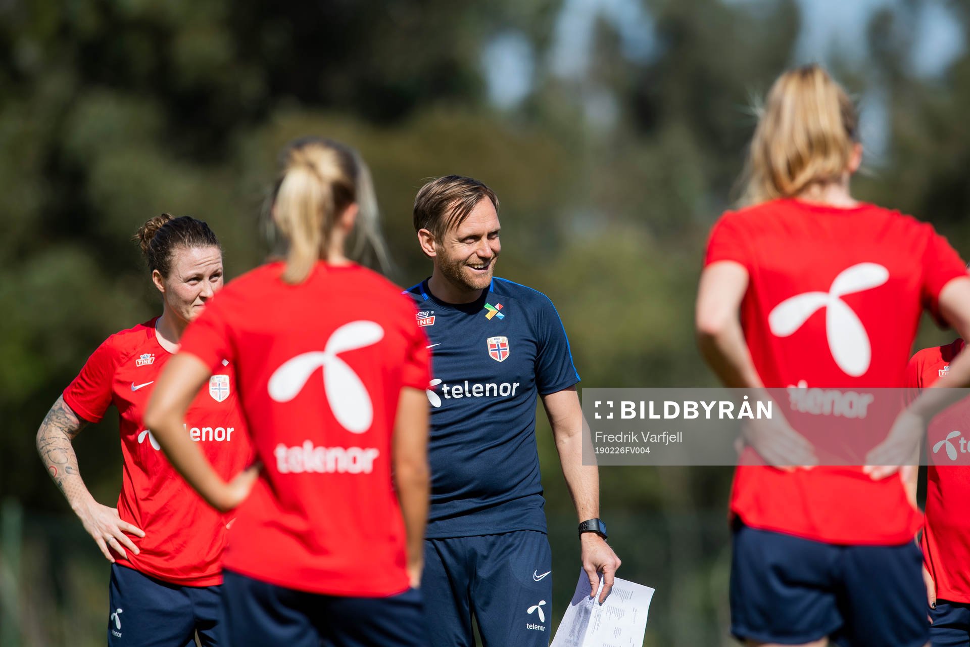 Martin Sjögren, head coach of Norway