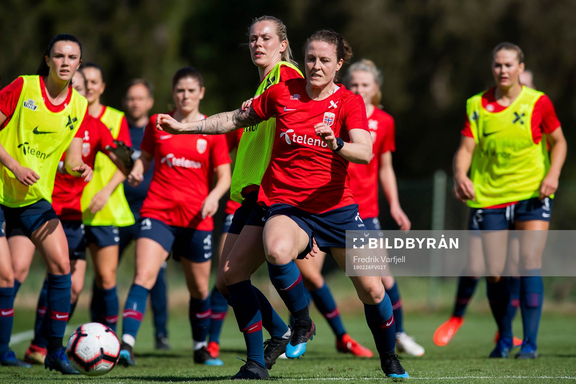Stine Hovland and Isabell Herlovsen of Norway