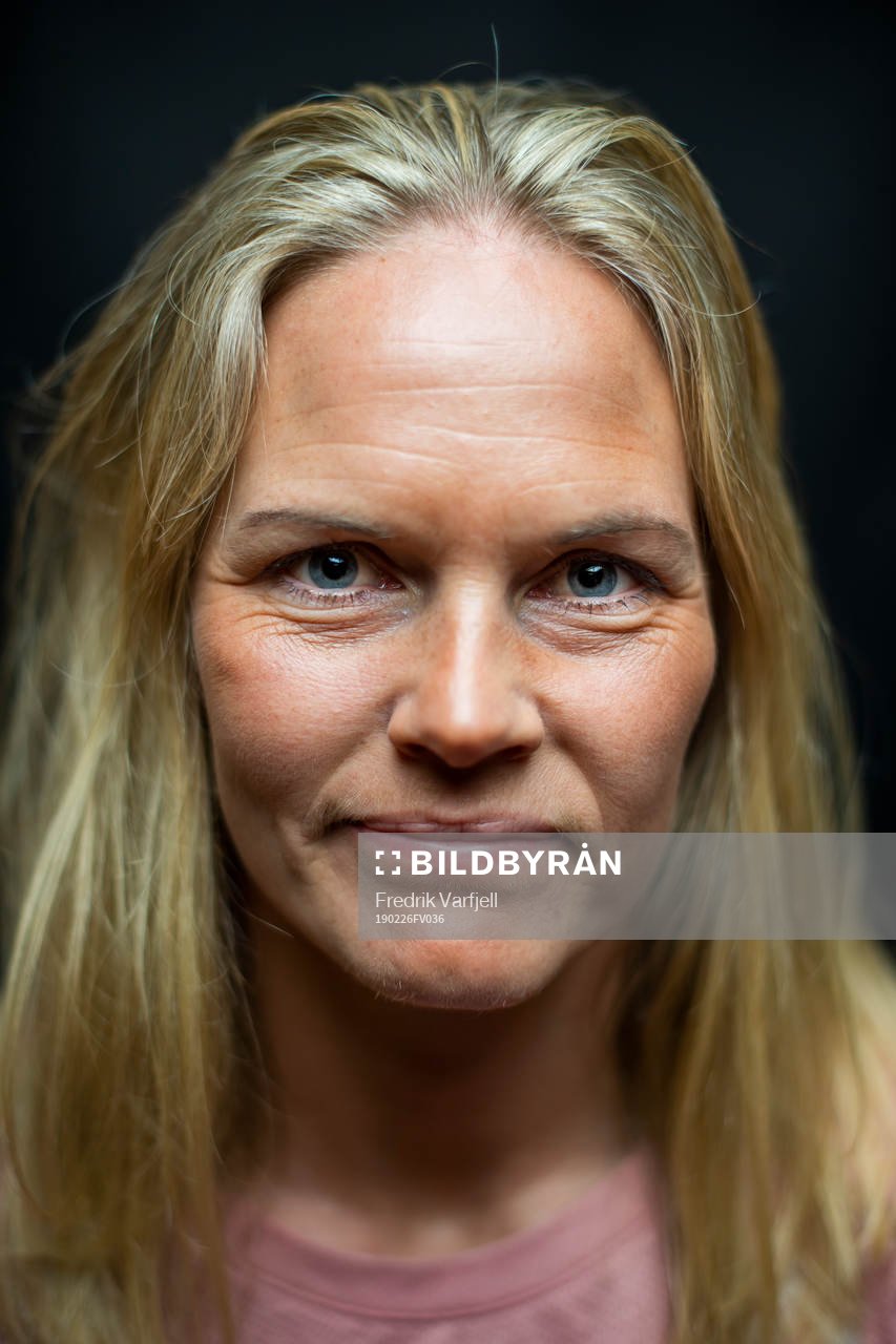 Goalkeeper Ingrid Hjelmseth of Norway poses for a portrait