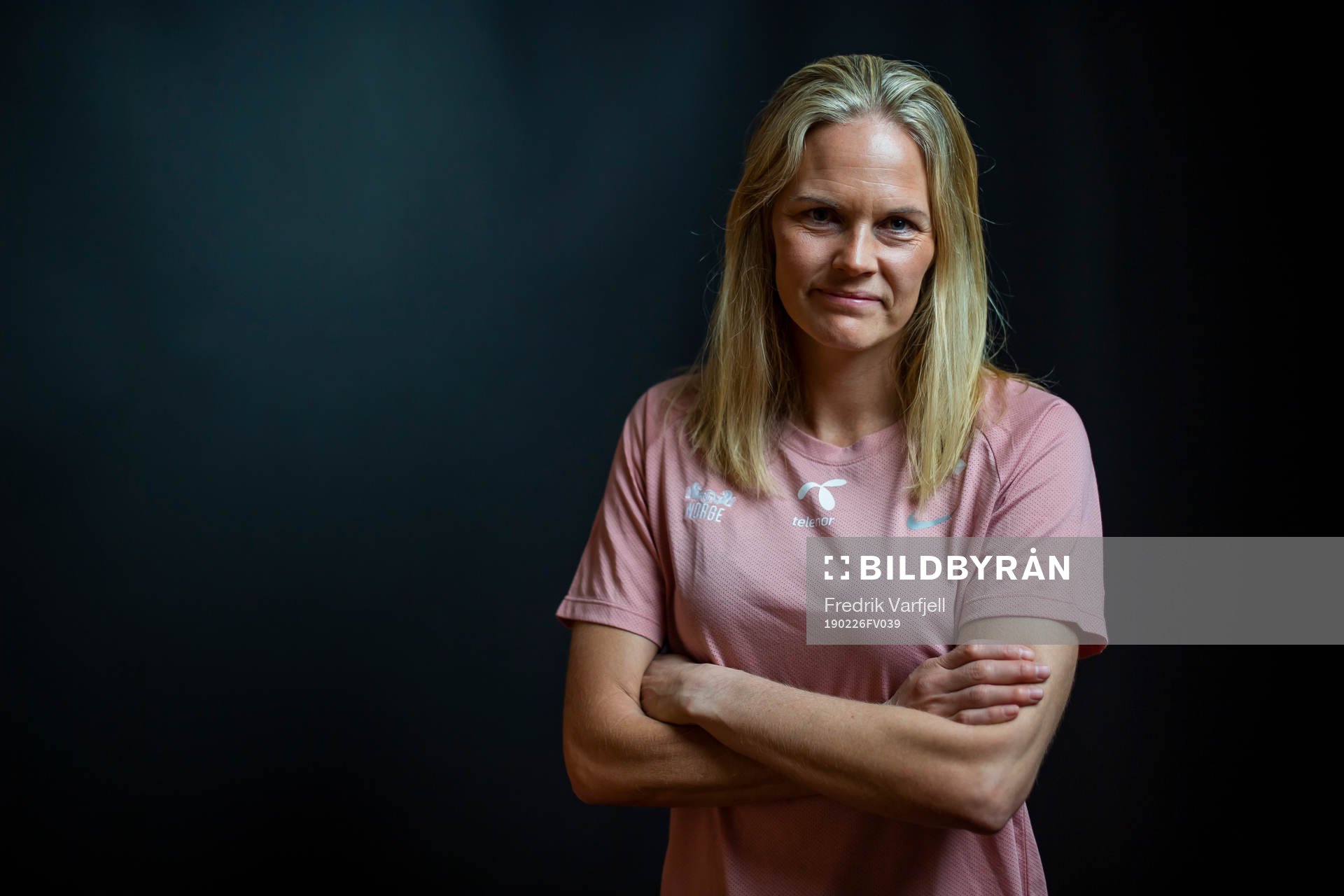 Goalkeeper Ingrid Hjelmseth of Norway poses for a portrait
