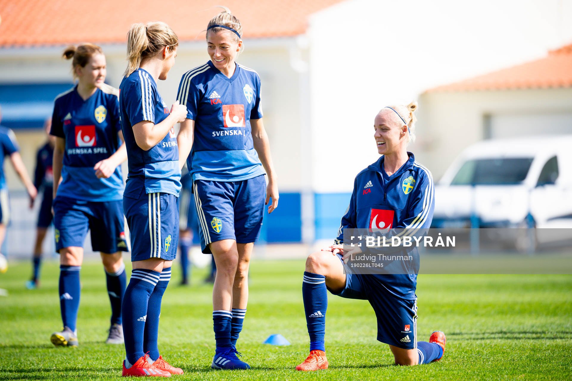 Hanna Folkesson, Linda Sembrant och Caroline Seger