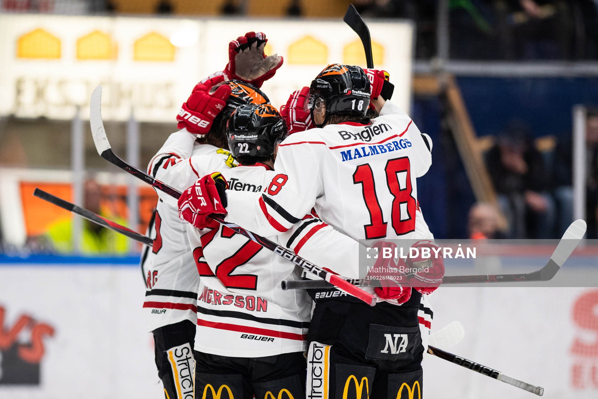 Örebros Stefan Warg, Jonathan Andersson och Rodrigo Abols