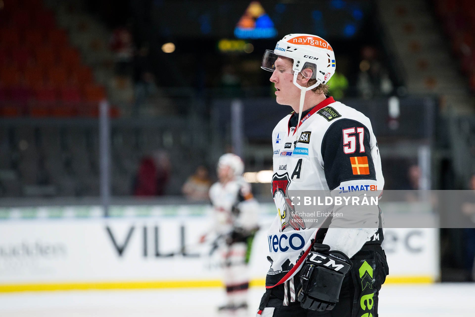 Malmö Redhawks Emil Sylvegård deppar