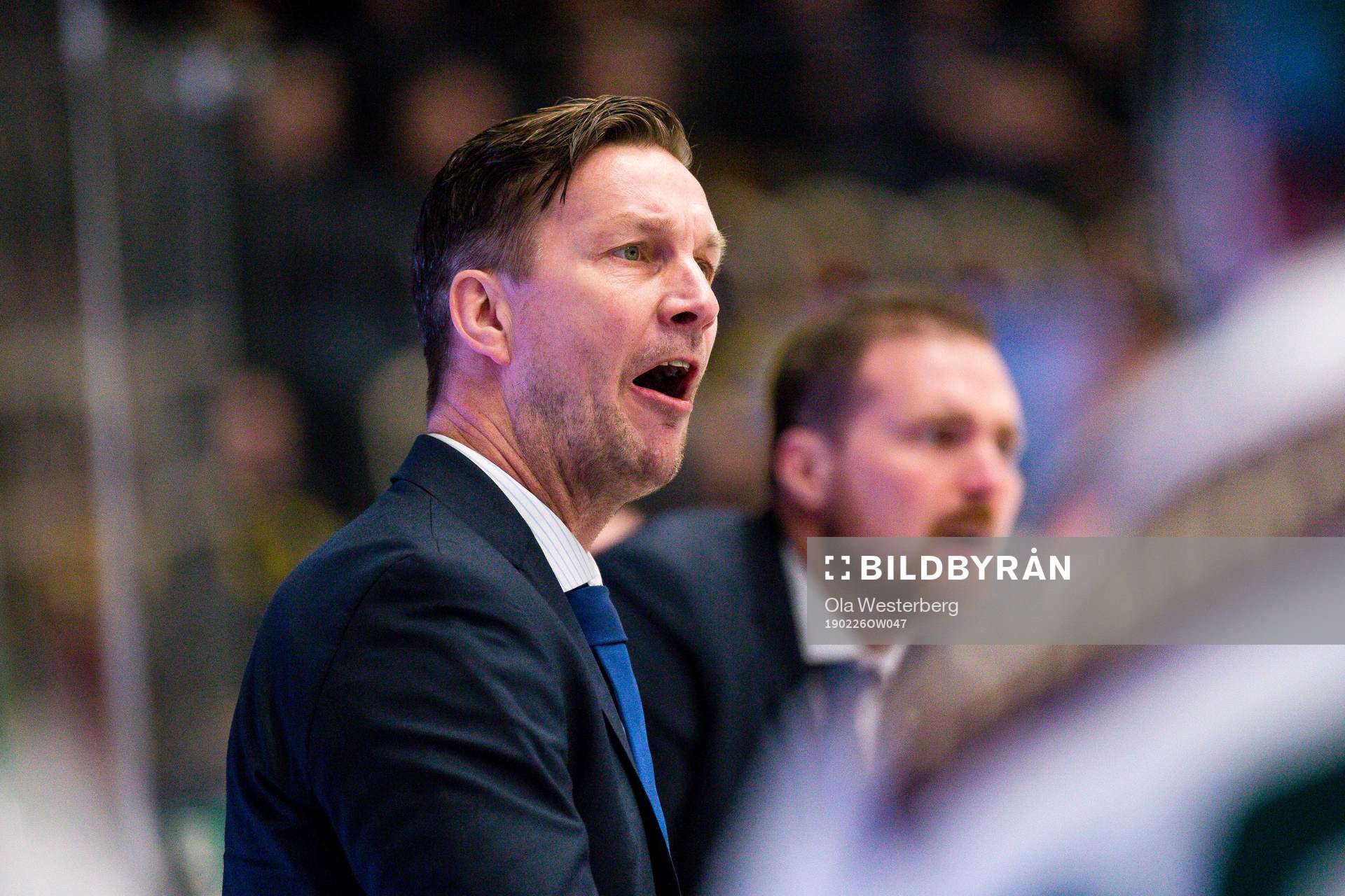 Färjestads tränare Johan Pennerborn